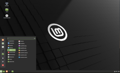 screenshot of Linux Mint